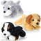 Skylety 3 Pcs Dog Stuffed Animal Plush Set - 7.87 Inch Soft Dog Pillow Toys for Christmas, Birthday, Home Decor
