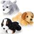 Skylety 3 Pcs Dog Stuffed Animal Plush Set - 7.87 Inch Soft Dog Pillow Toys for Christmas, Birthday, Home Decor