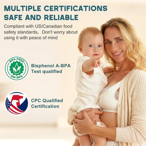 MAGEPAPA Wearable Manual Breast Pump, Lightweight & Portable Design, Food-Grade BPA-Free, Perfect for On-the-Go Nursing