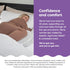 Boppy Wedge Pregnancy Pillow - Compact Support Wedge Maternity Pillow for Back, Knees, Pelvic Floor at Home, Office