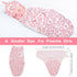 3 Pack Preemie Swaddle Blanket with Hat Set, Baby Receiving Blanket for Preemie Newborns