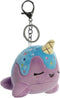 Tasty Peach Aurora 4" Blue Moon Nomwhal Clip-On