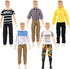 SOTOGO 27 Pieces Doll Clothes and Accessories for 12" Boy Dolls - Casual Clothes, Career Outfits, Shoes