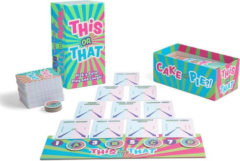 This or That Party Game Family Card Game with Easy Either/Or Choices | Fun Guessing Game for Kids, Teens & Adults Where