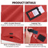 3 BALEINE Car Seat Travel Bag for Airplane, Water-Resistant Car Seat Bags for Air Travel, Foldable Cover with Handles