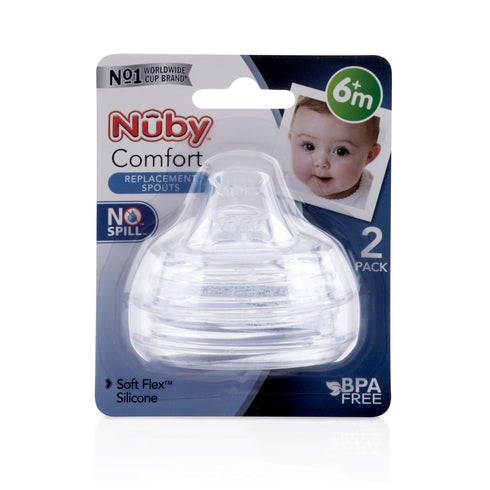 2 Nuby Piece Comfort Replacement Spout