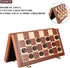 15 Inches Set (2 1) Packed -24 -2 Set AMEROUS Magnetic Wooden Chess & Checkers in - Folding Board -Gift Box Cherkers