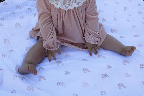 LMED Babyland 100% Pack 4, 47 47 inches (120 cm 120 cm), 0+ Muslin Cotton Swaddle Blankets, of x x Ultra-Soft