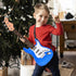 Huang Cheng Toys 16inch Mini Guitar Toy for Kids and Beginners, Electric Guitar with Strap for Toddlers and Boys