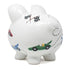 Child to Cherish Ceramic Piggy Bank - Vroom Race Car Design
