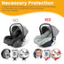 100% 0-12 Orzbow Infant Car Seat Cover Liner, Cotton Baby Seat Protector Cover, Universal Fit Carseat Liner for Travel