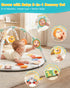 (0-12Mo) 5-Sensory 5 Tummy Montessori Baby Play Gym & Activity Mat for Brain Development | Zones + Toys |Portability