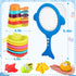 17Pcs 1-3 Swimming Small Water Table Toys for Toddlers - Super Easy to Clean, Baby Bath Toys Water Table Accessories