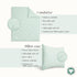 by Evolur 3 Set, Evolur Dreamer Piece Toddler Bedding Super Soft and Breathable Toddler Bedding, Machine Washable