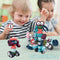 TEMI Magnets Robot Toy for Boys Ages 3-7, Transforming Magnetic Building Blocks for Learning and Fun