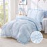 Set 4 Set, Set Wowelife Boho Tufted Toddler Bedding for Girls, Pcs Ruffle Floral Crib Bed Sheets Jacquard Embroidery