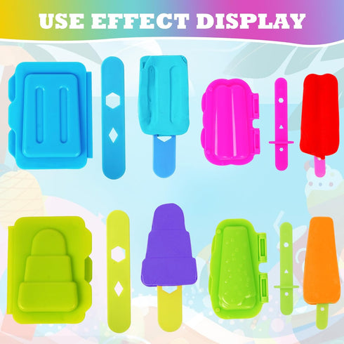 Set 31 Summer-Themed Dough Tools for Kids PCS Dough Play Tools with Animal Cutters, Ice Cream & Popsicle Molds, Dough
