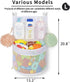 Baby Bath Toy Organizer, Quick Drying Mould Proof, Large Capacity Multi Use Bathtub Toy Storage Bag (White)