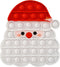 AIZIXIN Christmas Pop Bubble Fidget Sensory Toys, Santa Claus Squeeze Sensory Toys, Christmas