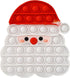 AIZIXIN Christmas Pop Bubble Fidget Sensory Toys, Santa Claus Squeeze Sensory Toys, Christmas
