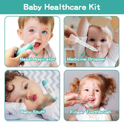 Trimmer Set (20 Baby Grooming Kit, Electric Safety Nail Baby Nursery KitInfant Safety Care with Hair Brush Comb Nail