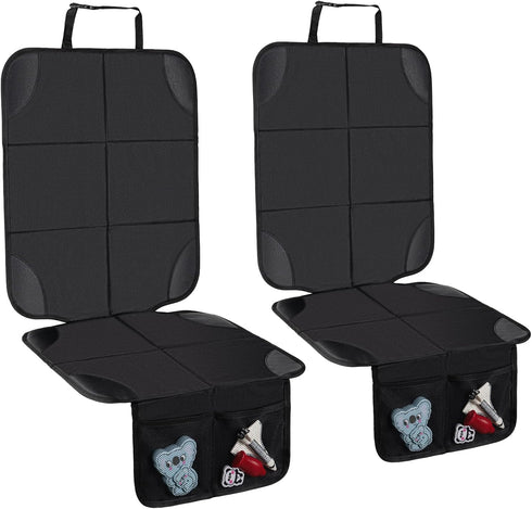 Husfunov Car Seat Protector,2Pack Car Seat Cushion,with Thickest Padding and Non-Slip Backing,Waterproof 600D