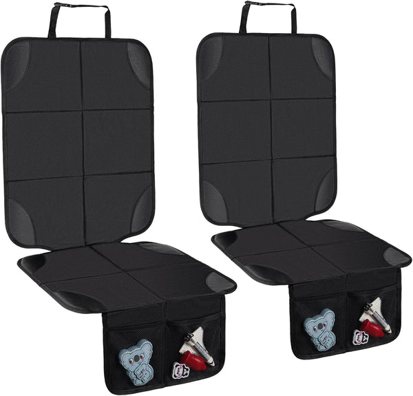 Husfunov Car Seat Protector,2Pack Car Seat Cushion,with Thickest Padding and Non-Slip Backing,Waterproof 600D