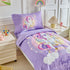 4 Set Set 1 1 1 1 Pieces Toddler Bedding for Girls Purple Unicorn Toddler Bed - Cartoon Stars Rainbow Print Cute