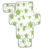 VEKELEE Green Sea Turtles Portable Diaper Changing Pad for Baby, Waterproof & Foldable