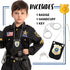 Spooktacular Creations Police Pretend Play Toy Set, Detective Role Play Accessory for Classroom Dress Up