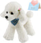 Athoinsu 12" Realistic White Poodle Puppy Stuffed Animal, Soft Adorable Plush Toy for Kids