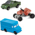 Safari Ltd On the Road TOOB - Figurines: Semi-Truck, Motorcycle, Police Car, School Bus & More - Educational Toys for