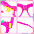 Hooqict 9 Pcs DIY Building Blocks Glasses, Creative Building Block Party Supplies for Kids Birthday Party Favors