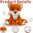 Hideekoog 1-3 -8.5 Inch Fox Stuffed Animal Toy, Soft Huggable Fox Plush Toys for Kids, Cute Animal Gift for Boys Girls