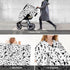 Zhbvncp Dalmatian Skin Baby Car Seat Cover & Breastfeeding Nursing Cover - Breathable Stretch Fabric Multi-Use Nursing