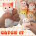 JIACAI 2pcs Favors,Pinch Gifts(2pcs Small Squishy Cat,Handmade Cute Soft Cat Funny Stress Relief Squishies for Kids