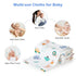 6 Pack 20''x10'' 100% 6 Pack 6) Maliton Muslin Baby Burp Cloths Large Cotton Burp Rags Absorbent and Soft Layers Muslin