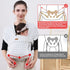 CUBY Newborn Baby Wraps Carrier, Easy to Wear Front Newborn Carriers, Adjust and Soft Cotton Baby Front Wraps Carrier