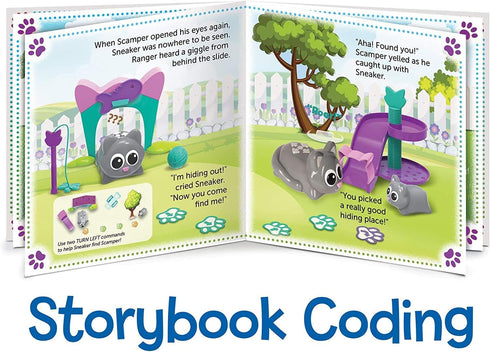 Learning Resources Coding Critters Scamper & Sneaker - 22 Pieces, Screen-Free Early Coding Toy for Kids Ages 4+