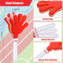 24 24" Jenaai Pcs Cheer Team Gifts Bulk Collapsible Stadium Horn Hand Clappers Metal Cowbells Team Cheering Spirit