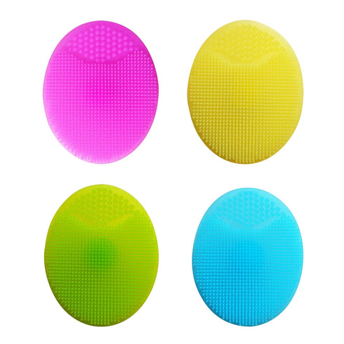 MOLKASIA Silicone Shampoo Brush for Baby Infant Bathing Soft Silicone Boys Kids Shower Brush Head Hair Washing Massage