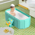 Generic 08 Toddler Bath Tub - Foldable Baby Bath | Multifunctional Portable Bathing Tub | Anti-Slip Collapsiible Shower