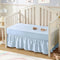 SiinvdaBZX 2-Piece Set Satin Crib Sheets & Crib Bed Skirt, 52" x