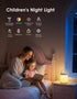 Light,10 Colors+8 Dimmable Room,1800mAh One Fire Night Light for Kids Night Baby Night Lights for Nursery