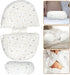 U-Shaped Maternity Pillow Lumbar Cushion for Pregnant Women Adjustable Belly Support Pillow for Sleeping and Side Lying