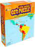 GeoToys GeoPuzzle Latin America - 50 Piece Geography Jigsaw Puzzle for Kids, Jumbo Size, Ages 4 and Up