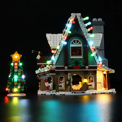 LIGHTAILING Light Set for Elf Club House Building Blocks Model - LED Light Kit Compatible with Lego 10275