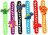 Dinosaur Slap Bracelets for Kids - 6 Pack Party Favors for Boys & Girls Dinosaur Theme Supplies