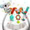 XIXILAND Car Seat Toys for Infants 0-12 Months, Developmental Stroller Toys with Dinosaur, Lion Mirror, Teether