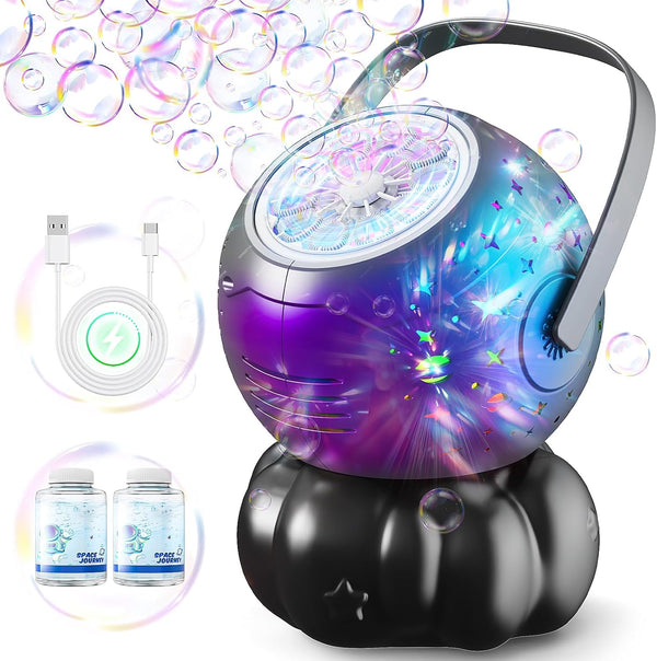 Bubble Machine - Halloween Bubble Maker for Kids with Big Bubbles Design,
